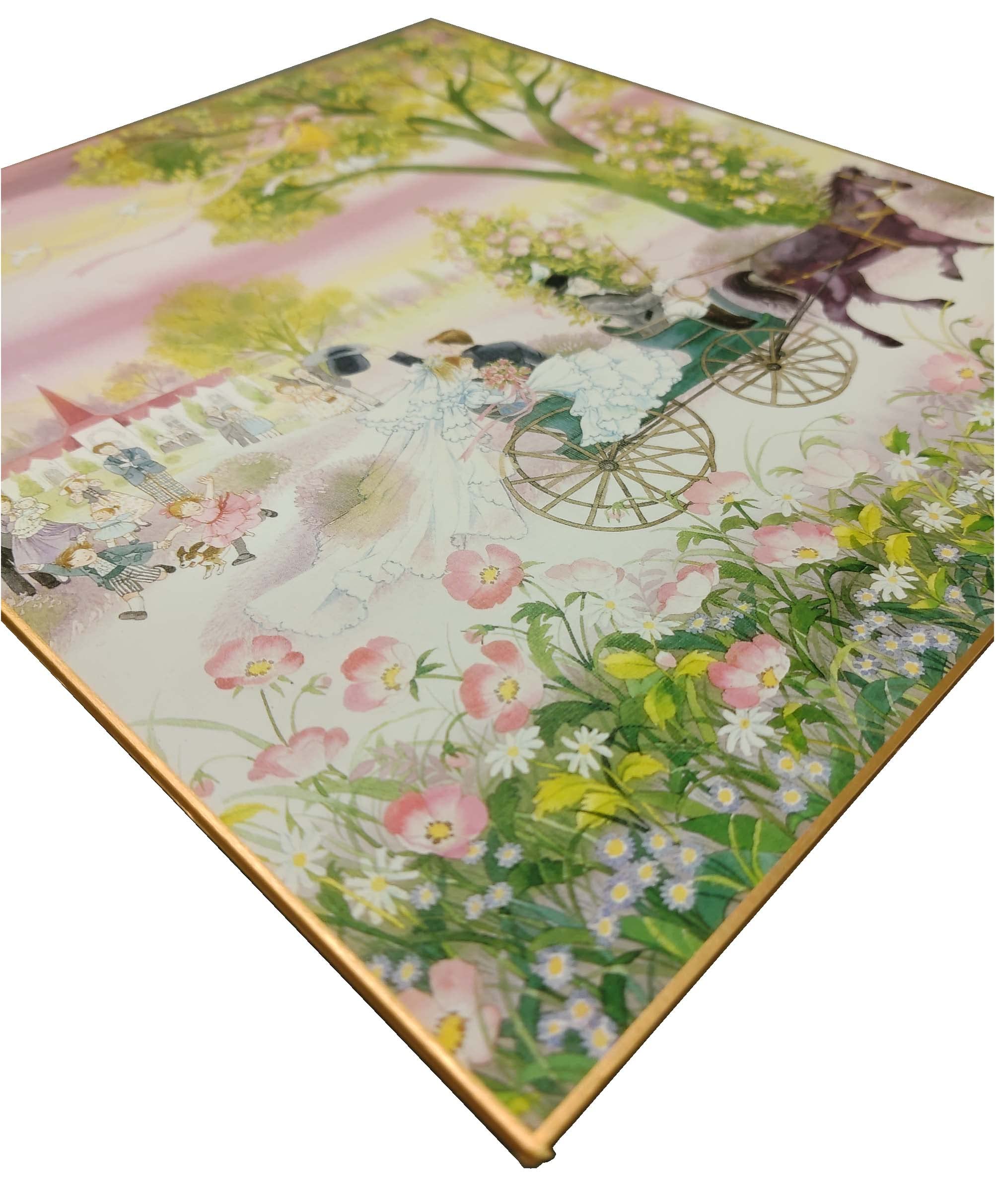 Amazon.co.jp: 藤田三歩 結婚式額 結婚式フレーム 色紙額装 名画風景